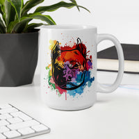 Tasse mit Hundekopf