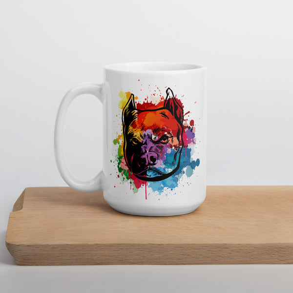 Tasse mit Hundekopf