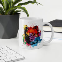Tasse mit Hundekopf