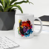 Tasse mit Hundekopf