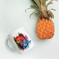 Tasse mit Hundekopf