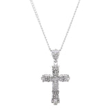 Kette mit Kristall Kreuz